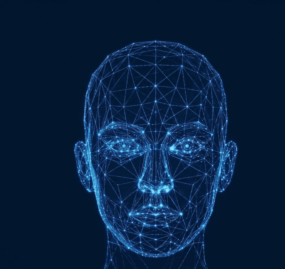 Front-facing facial attention and eye tracking during governed reading